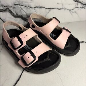 Birkenstock Mogami Kids Girls Sandals Size 28/ US 10c In Rose Pink